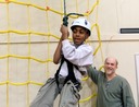 Ethan Descending from the Cargo Net